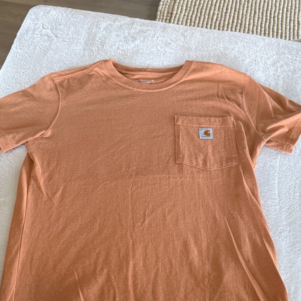Carhartt Burnt Orange Tee with Pocket